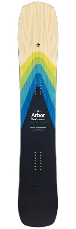 Arbor Planche Snowboard Crosscut Camber Presentación