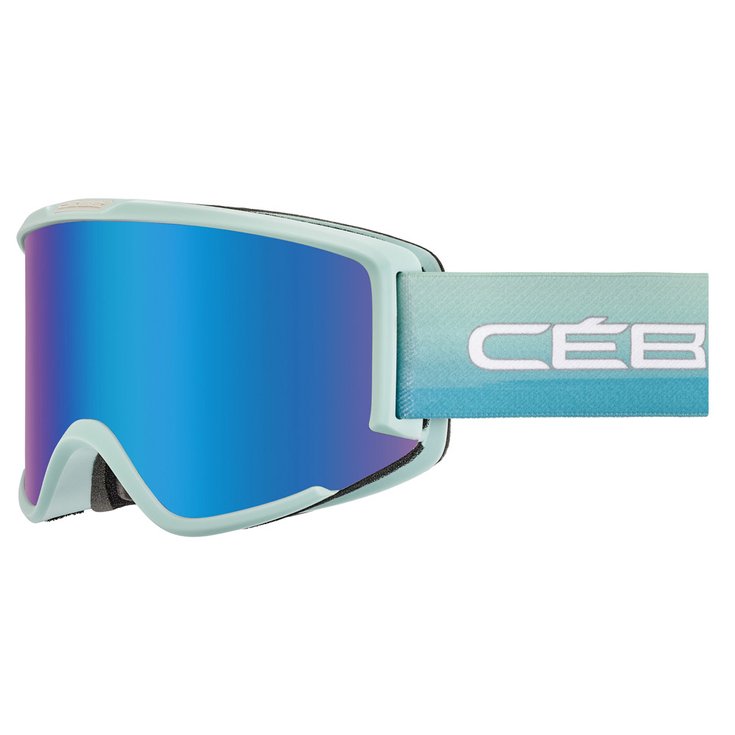 Cebe Goggles Silhouette Matt Jade Brown Flash Blue Overview