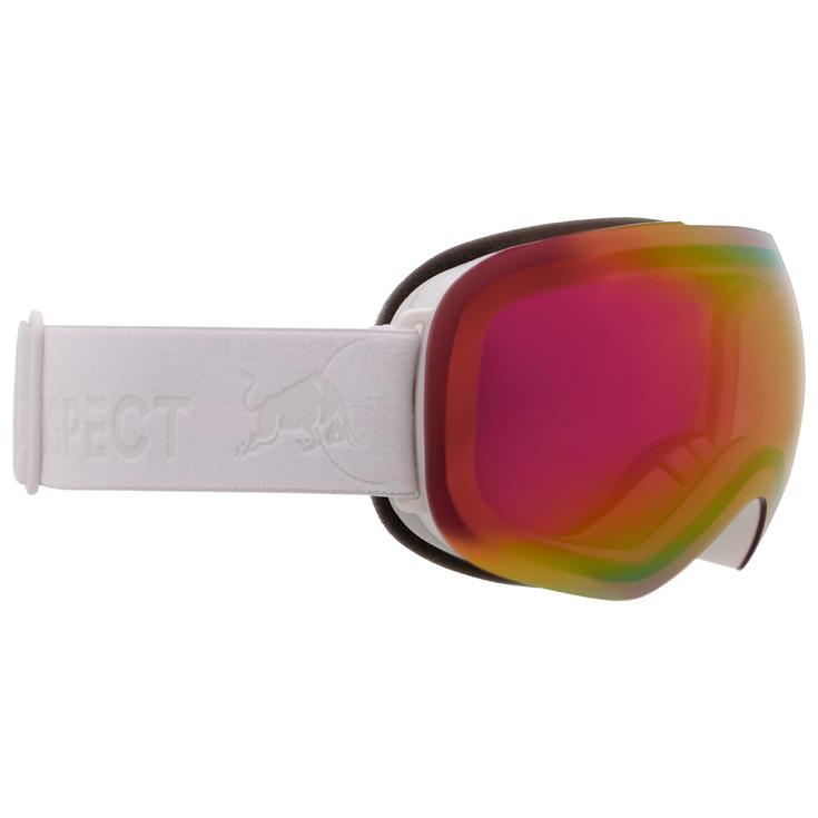 Red Bull Spect Máscaras Bent Matt White Pink Red Purple Mirror Presentación