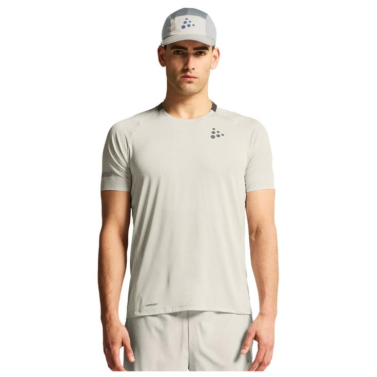 Craft Tee-shirt de trail Pro Hypervent Tee 2 M Cloud Présentation