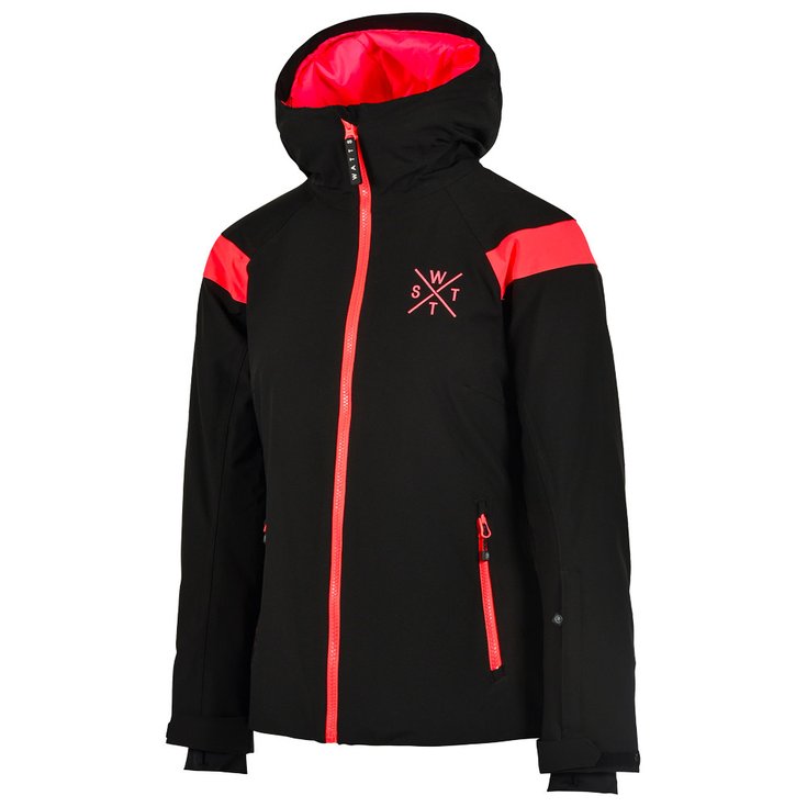 Watts Ski Jacket Ice Black Pink Overview