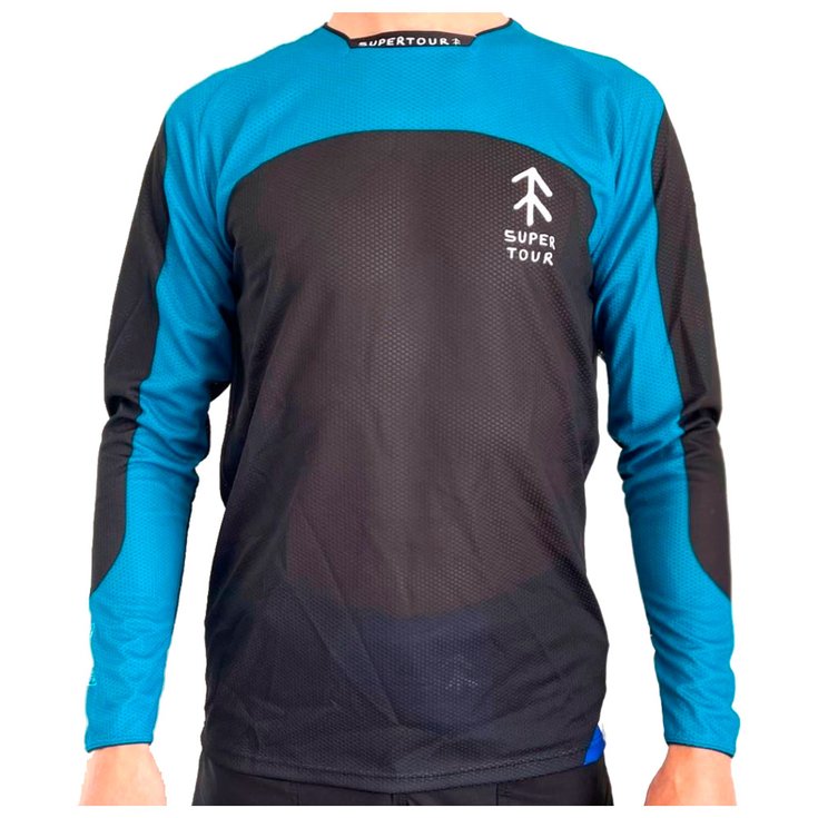 Supertour Maillot MTB Yeti Turquoise Black Presentación