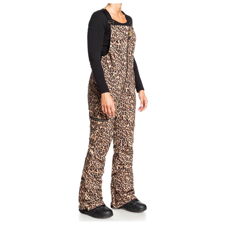 DC Pantalones de esqui Collective Softshell Bib Leopard Fade Presentación