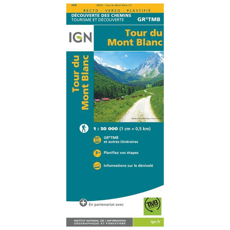 IGN Mapa Tour du Mont Blanc Presentación