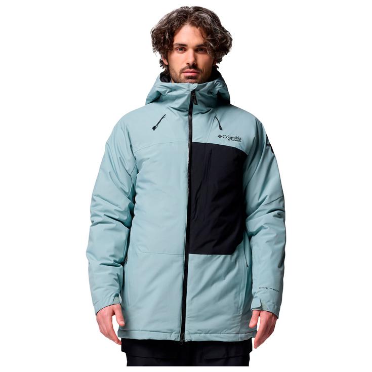 Columbia Ski Jacket Winter District III Jkt Crushed Blue Black Overview