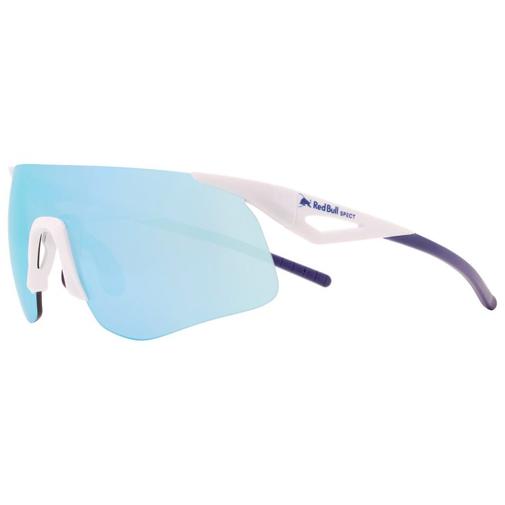 Red Bull Spect Gafas Mark White Smoke With Blue Mirror Frontal Red Bull Spect Gafas Mark White Smoke With Blue Mirror Frontal