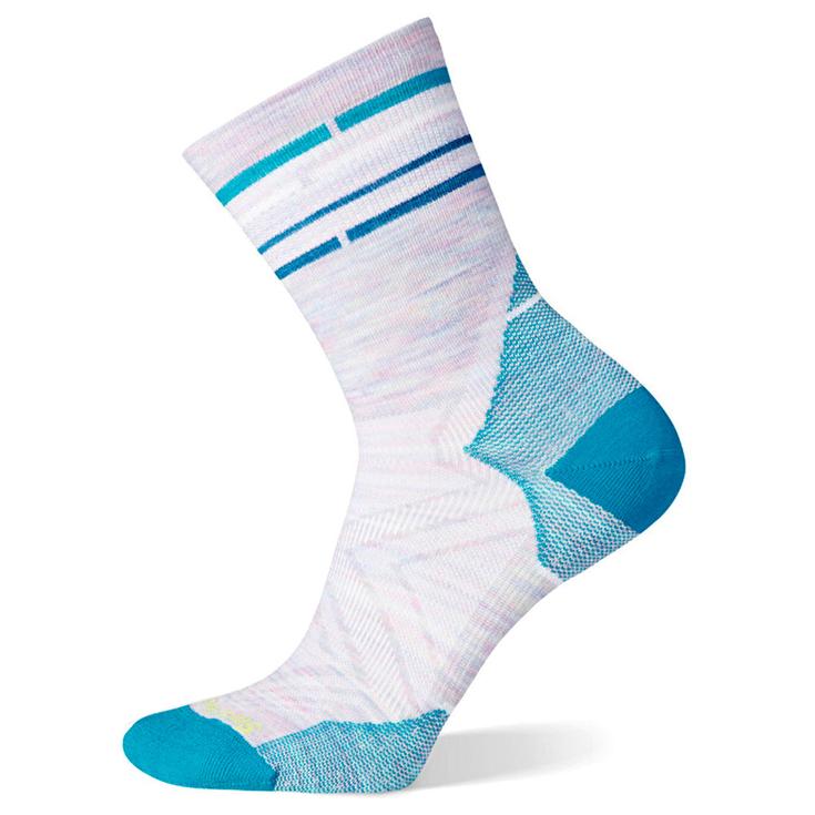 Smartwool Socken W's Run Zero Cushion Mid Crew Purple Eclipse Präsentation
