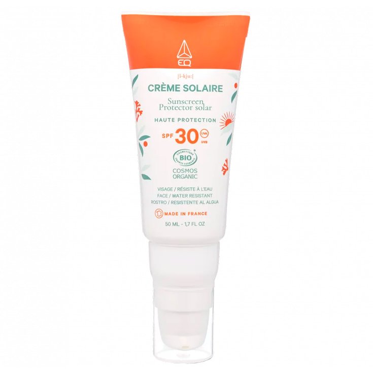 EQ Love Crème solaire Crème Solaire Spf30 - 50Ml Bio Blanc Présentation
