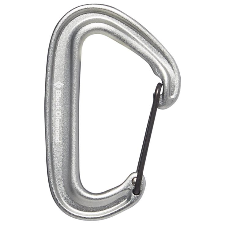 Black Diamond Mosquetones Miniwire Carabiner Light Gray Presentación