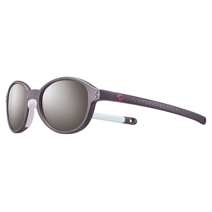 Julbo Sunglasses Frisbee Aubergine Gris Clair Spectron 3+ Silver Flash Overview