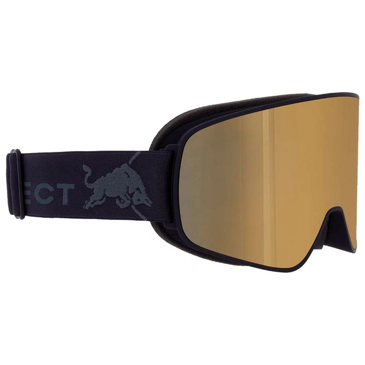Red Bull Spect Skibrille Rush Matt Black Grey Orange Gold Mirror Präsentation