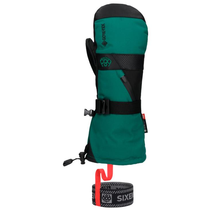 686 Mitten Gore-Tex Smarty 3-in1 Gauntlet Mitt Emerald Green Overview