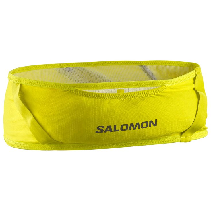Salomon Cinturón Running Pulse Belt Sulphur Spring Glacier Grey Presentación
