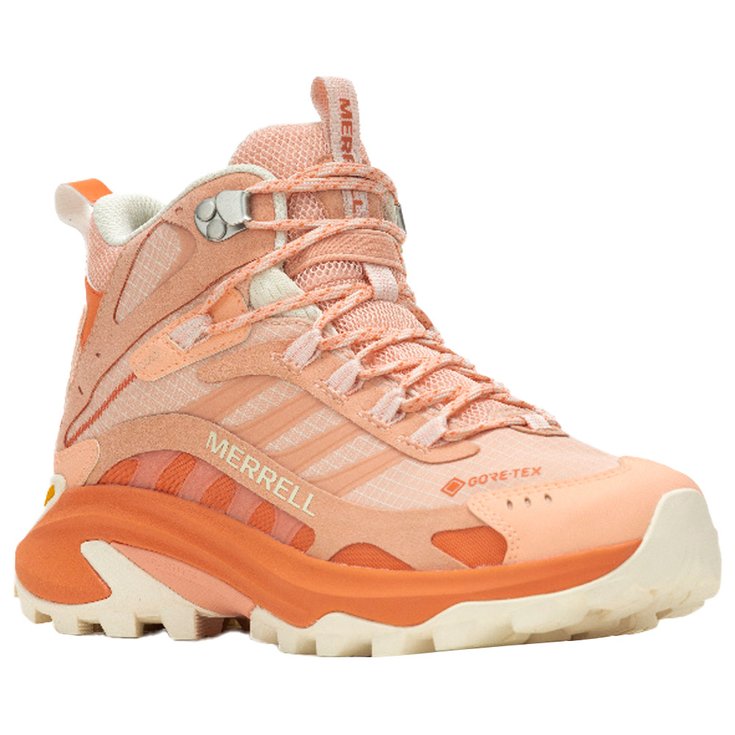 Merrell Wanderschuhe Moab Speed 2 Mid Gore-Tex Wmn Peach Präsentation