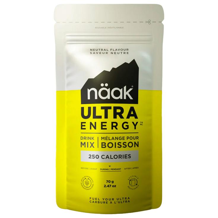 Naak Bevande Ultra Energy Drink Mix 72 g. Neutre Presentazione