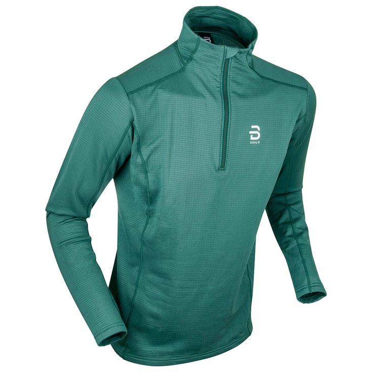Bjorn Daehlie Half Zip Grid Dark Forest 