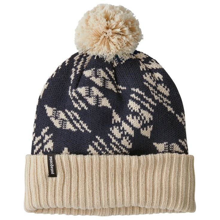 Patagonia Beanies Powder Town Beanie Synchilaed Flight Smolder Blue Overview