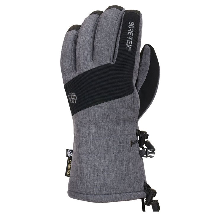 686 Gloves Men's Gore-tex Linear Glove Grey Melange Overview