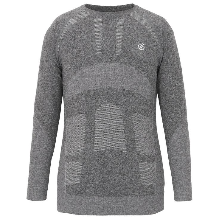 DARE2B In The Zone II Long Sleeve Tee Shirt Charcoal Grey Marl 