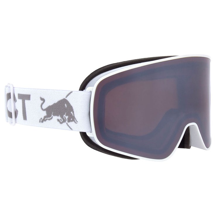 Red Bull Spect Goggles Rush Shiny White Smoke Silver Mirror Overview