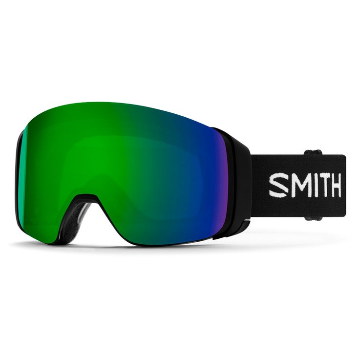 Smith Goggles 4D Mag Black Chromapop Sun Green Mirror + Chromapop Storm Rose Flash Overview