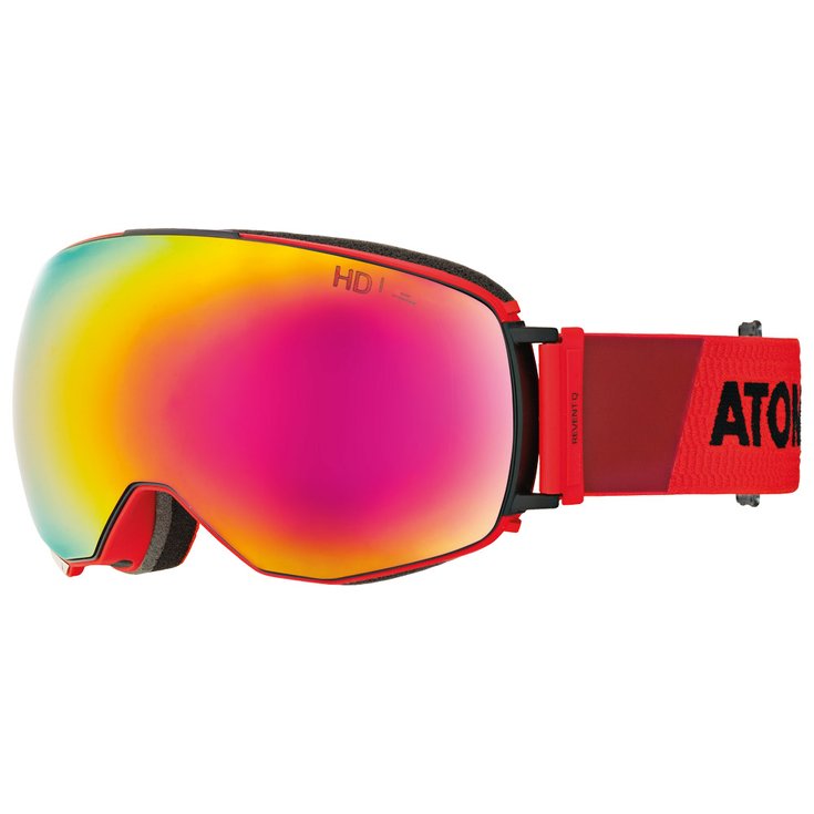 Atomic Masque de Ski Revent Q Hd Red Overview