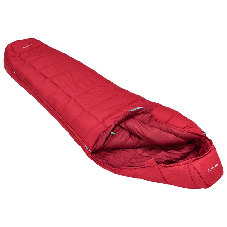 Vaude Schlafsack Sioux 800 Syn Dark Indian Red Präsentation