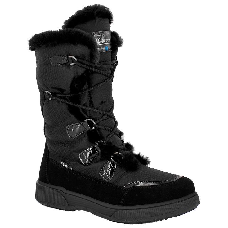 Kimberfeel Snow boots Katya Reptile Noir Overview