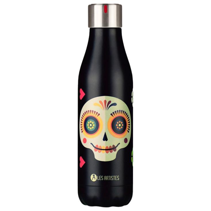Les Artistes Paris Trinkflasche Bouteille 500 ml Sugar Skull Präsentation