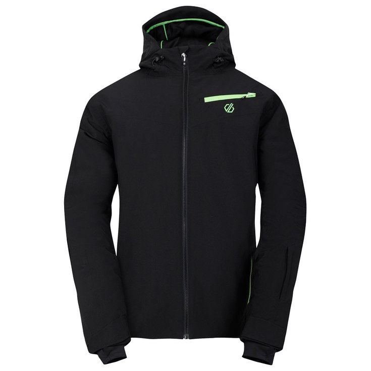 DARE2B Blouson Ski Eagle II Jacket Black Green Flash Présentation