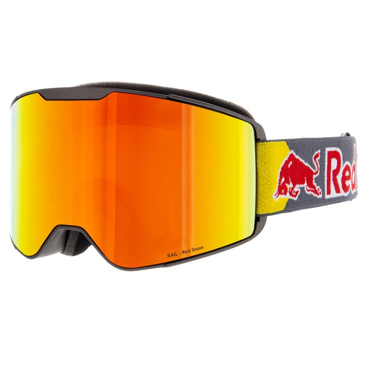 Red Bull Spect Masque de Ski RAIL-002 warm greyred snow - orange wit Présentation