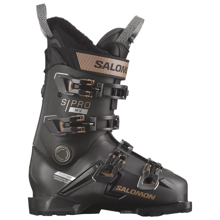 Salomon Chaussures de Ski S/Pro Mv 100 W Gw Beluga Pink Gold Met Black Dos