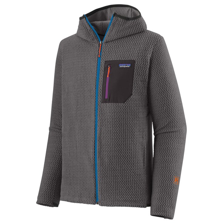 Patagonia Fleece M's R1 Air Full-Zip Hoody Forge Grey Overview