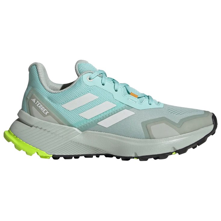adidas Botas de trail Terrex Soulstride W Seflaq/Crywht/Wonsil Presentación
