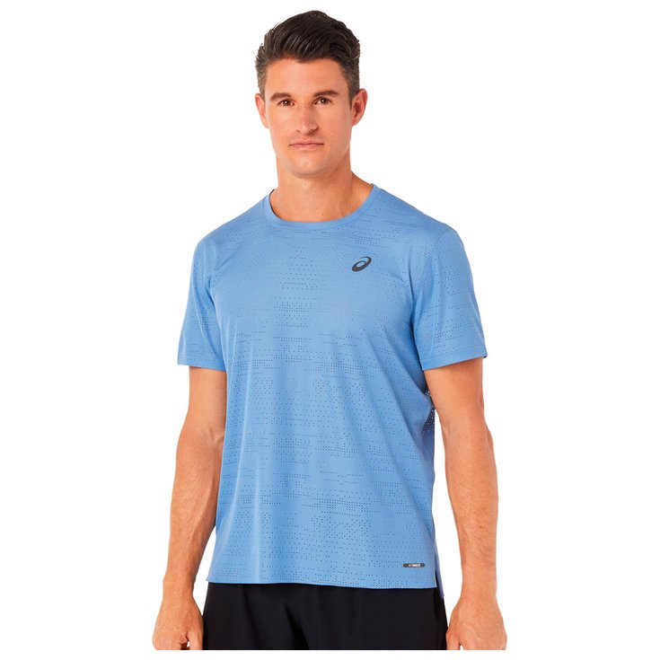 Asics Tee-shirt de trail Ventilate Actibreeze Blue Harmony Voorstelling