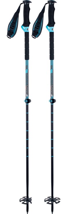 K2 Skistöcke Lockjaw Carbon Blue (105-135cm) Präsentation