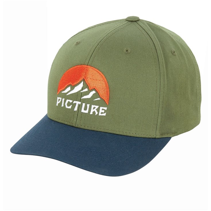 Picture Casquettes Meadow Baseball Cap Army Green Présentation