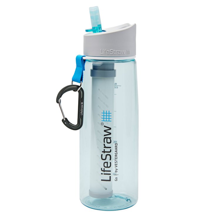 LifeStraw Trinkflasche Go Tritan Renew 650ml Light Blue Präsentation