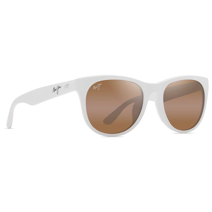 Maui Jim Gafas Koaniani Asian Fit Shiny Solid White Hcl Bronze Mineral SuperThin Presentación