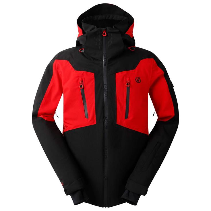 DARE2B Skijassen Assimilate Jacket Black Danger Red Voorstelling DARE2B Skijassen Assimilate Jacket Black Danger Red Voorstelling