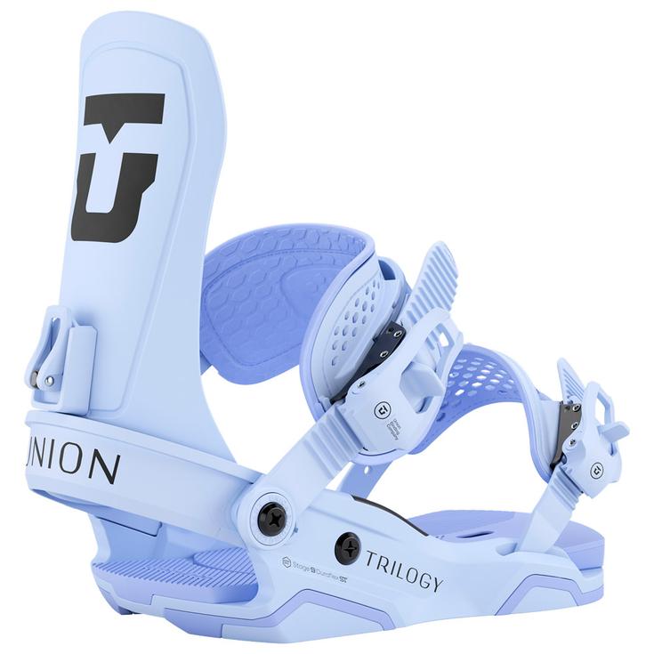 Union Snowboardbindung Trilogy Team HB Light Blue Präsentation