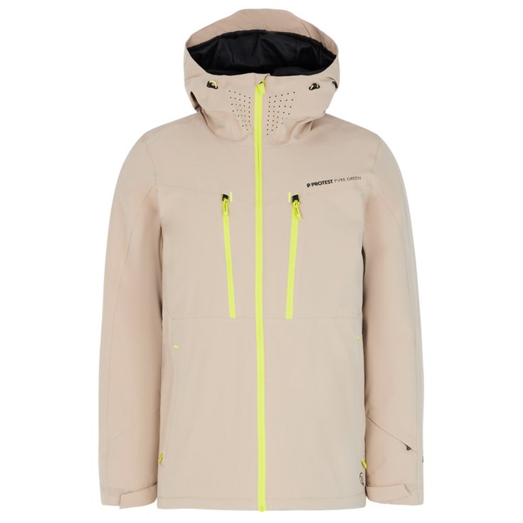 Blouson Ski Protest Prttimothy Snowjacket Bamboobeige Hiver 2025 Glisshop