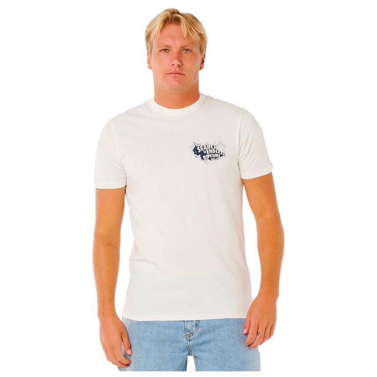 Rip Curl Tee-Shirt Keep On Trucking Short Sleeve Bone Overview