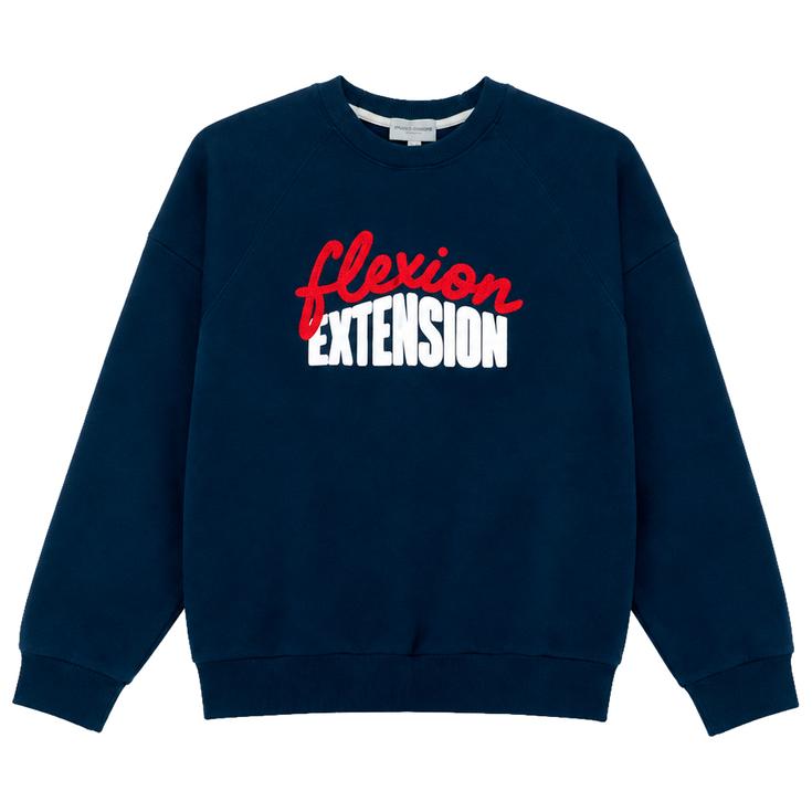 French Disorder Sweatshirt Clyde Warmy Flexion Extension Navy Overview