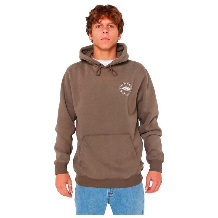Rip Curl Sweatshirt Staple Hood Rock Overview