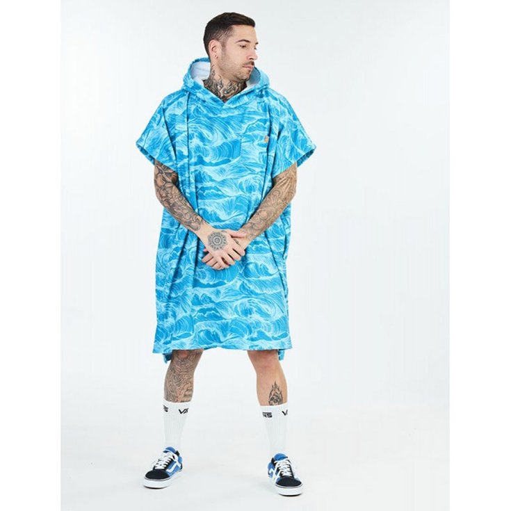 After Essentials Beach Poncho Ocean Blue 