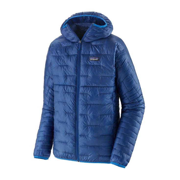Patagonia Down jackets Micro Puff Hoody 2 - Blue Side