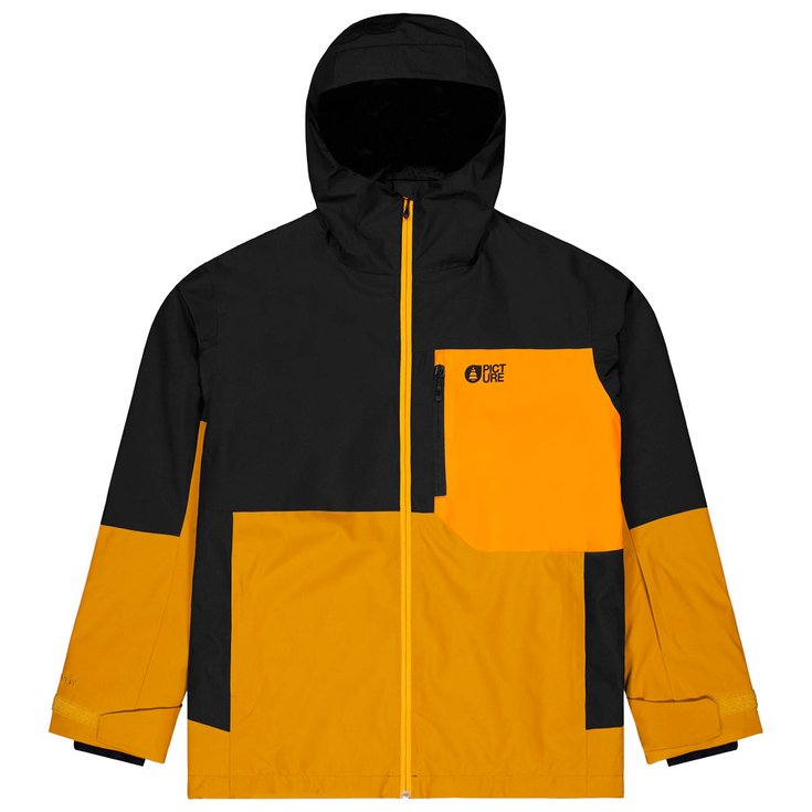 Picture Ski Jacket Nitric Black Honey Carrot Overview