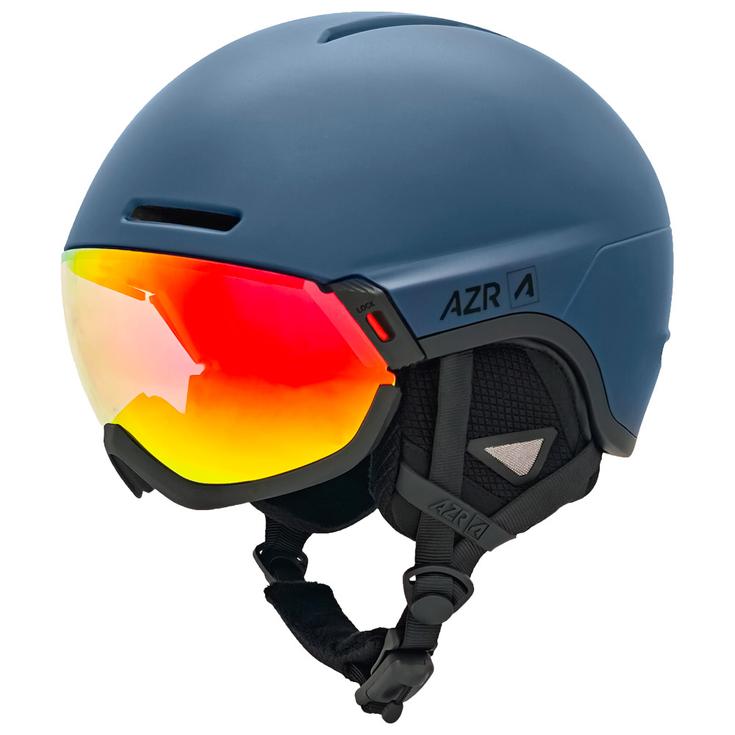 AZR Visor helmet Arvex Intégrale Bleu Nuit Noir Mat Irisé Rouge Multicouche Overview
