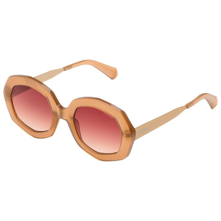 Komono Lunettes de soleil Amy Metal Sahara White Gold Présentation